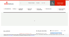 Desktop Screenshot of orlenlietuva.lt